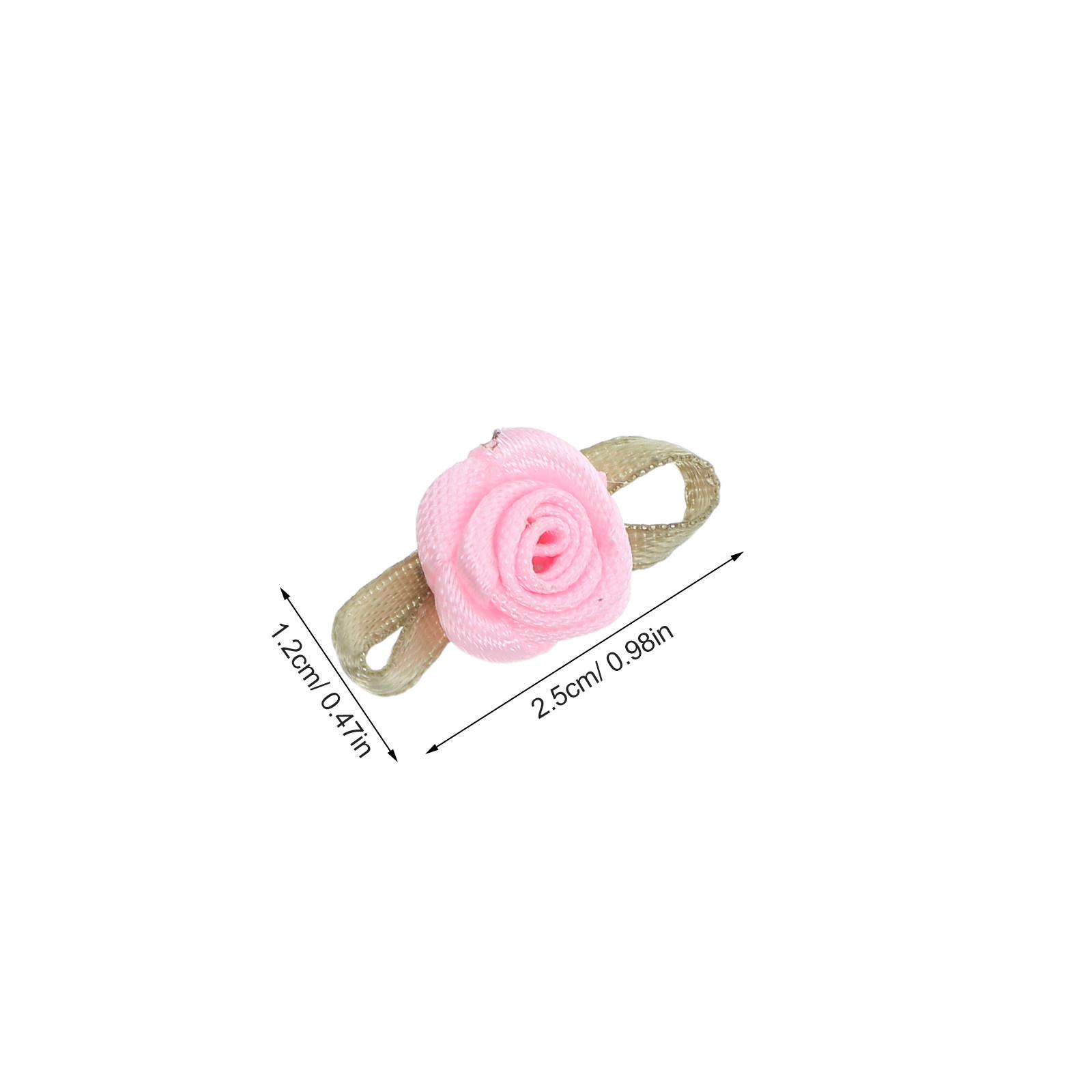 100Pcs Mini Satin Ribbon Roses Artificial Flowers with Green Leaves for Wedding Decor DIY Craft Embellishments Scrapbooking Card 2.5X1.2X0.7CM
100Pcs Mini Satin Ribbon Roses Artificial Flowers with Green Leaves for Wedding Decor DIY Craft Embellishments Scrapbooking Card 2.5X1.2X0.7CM