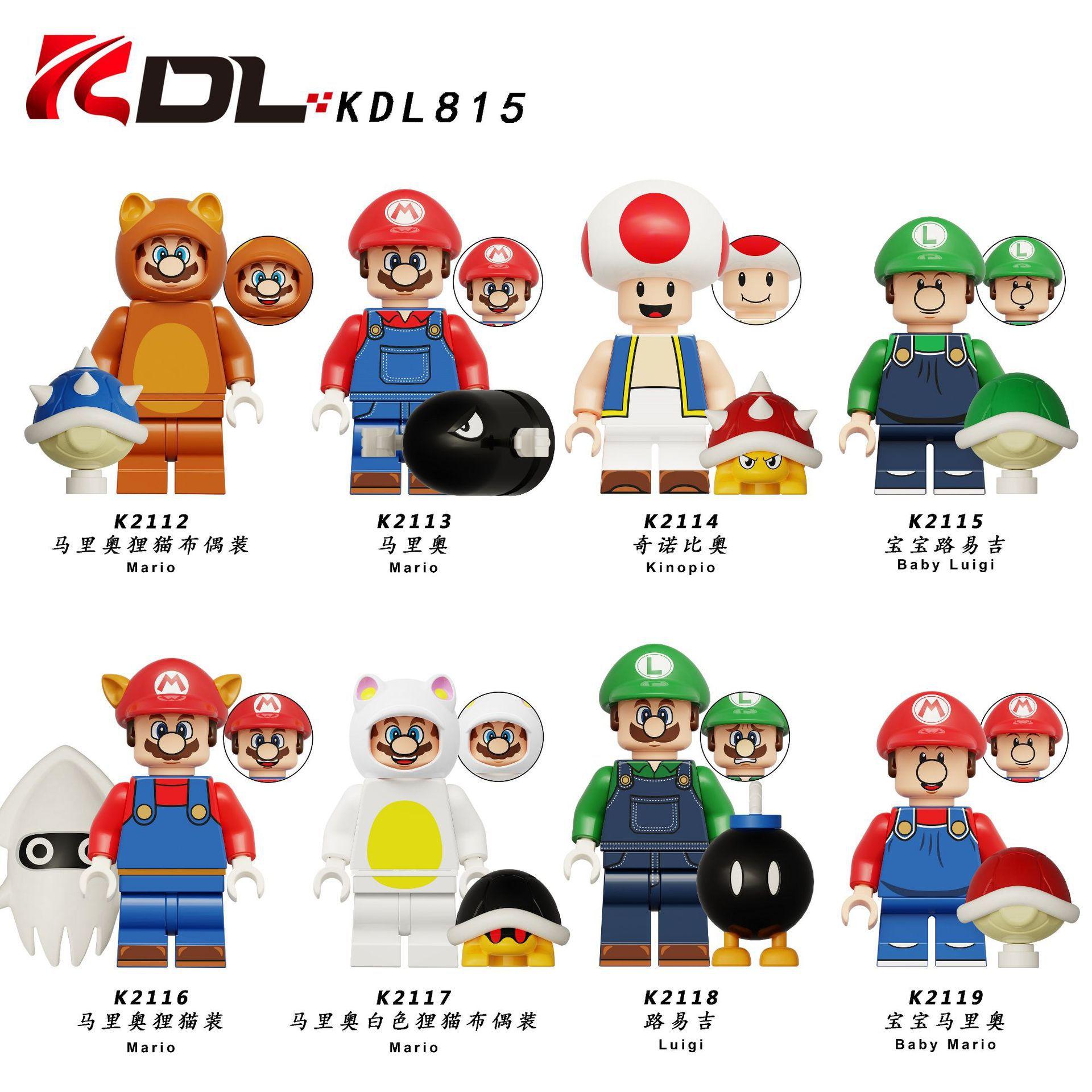 Super game characters Plumber Mushroom head Luigi Baby Building Block Doll toy Display Christmas gift Holiday celebration toy
Super game characters Plumber Mushroom head Luigi Baby Building Block Doll toy Display Christmas gift Holiday celebration toy