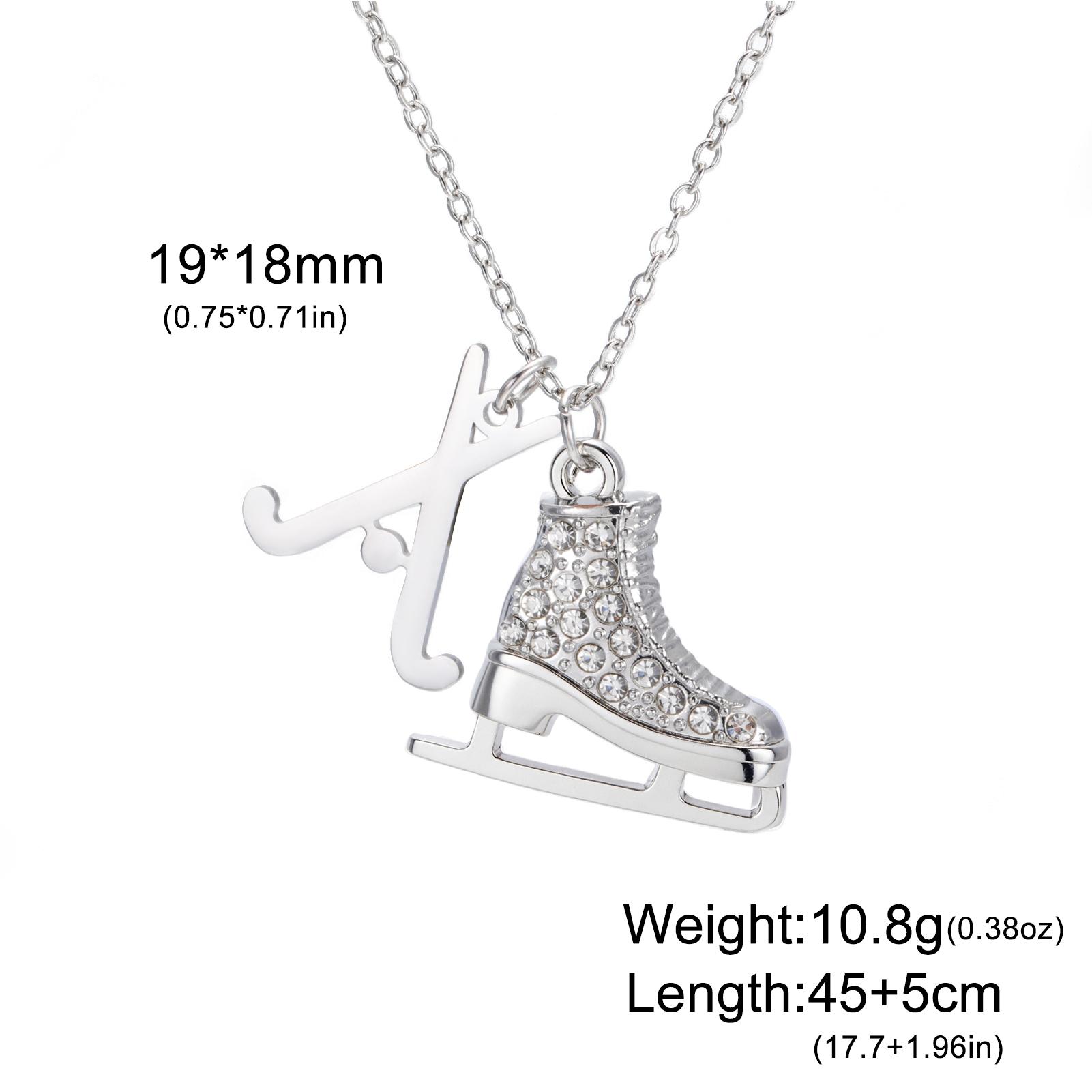 My Shape Colorful Rhinestone Ice Skate Shoes Pendant Necklace Hockey Charm Chains For Women Sports Fan Birthday Jewelry Gift
My Shape Colorful Rhinestone Ice Skate Shoes Pendant Necklace Hockey Charm Chains For Women Sports Fan Birthday Jewelry Gift