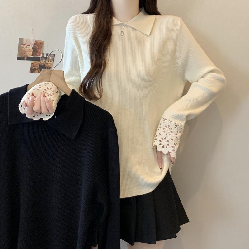 Elegant Plus Size French-Style Lapel Knit Top for Women - Winter Chic Crochet Patchwork 3XL абрикосовий
Elegant Plus Size French-Style Lapel Knit Top for Women - Winter Chic Crochet Patchwork 3XL абрикосовий