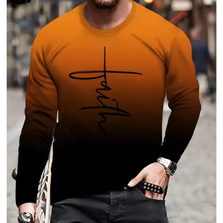 Alphabet Print Men s Clothing Round Neck Men s Long Sleeve T-shirts for Men Harajuku T shirt Men Gradient Men s Clothing S жёлтый
Alphabet Print Men s Clothing Round Neck Men s Long Sleeve T-shirts for Men Harajuku T shirt Men Gradient Men s Clothing S жёлтый