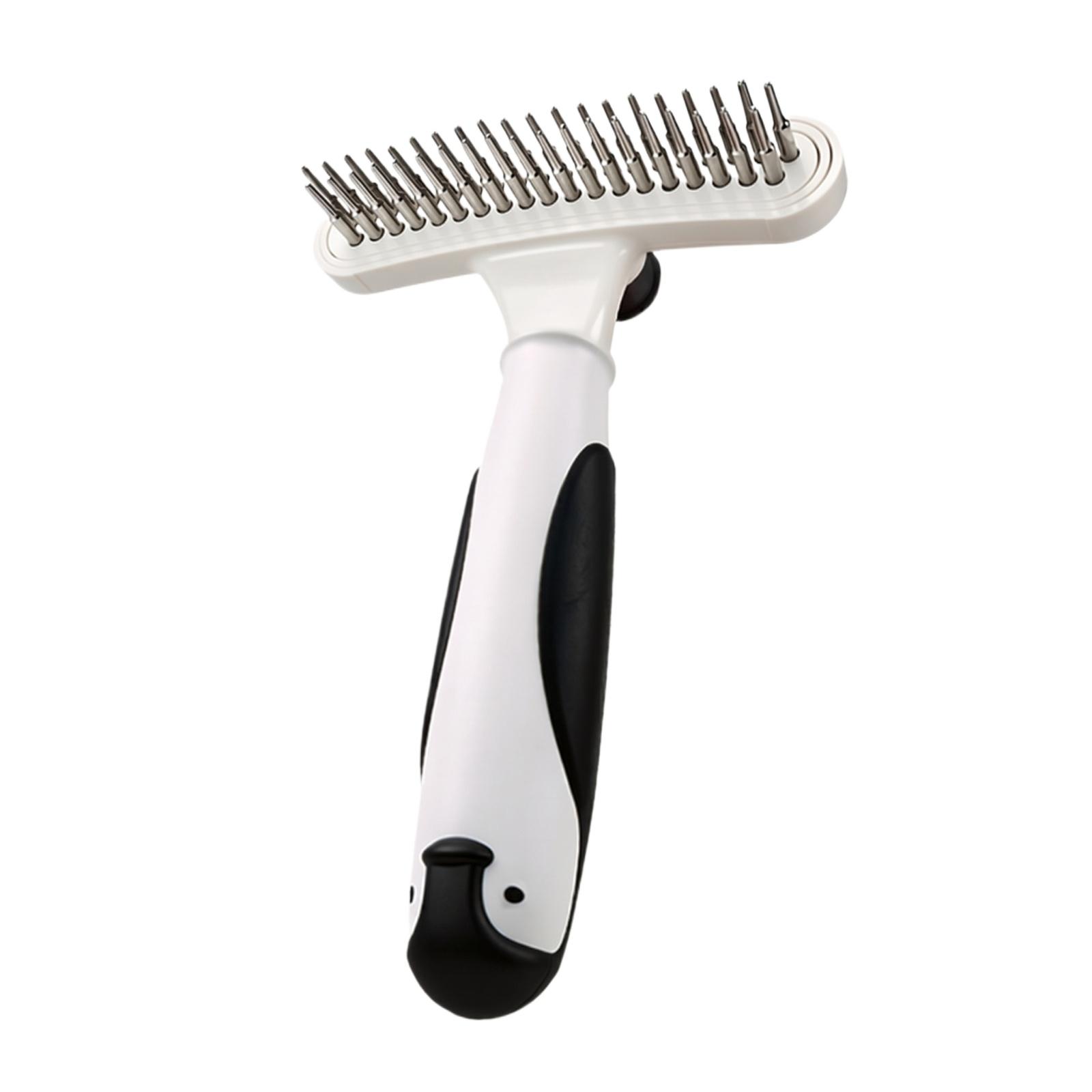 Pet Grooming Brush Stainless Steel Deshedding Comb for Removing Loose Hair and Dirt from Pets Fur Suitable for Dogs and Cats one size
Pet Grooming Brush Stainless Steel Deshedding Comb for Removing Loose Hair and Dirt from Pets Fur Suitable for Dogs and Cats one size