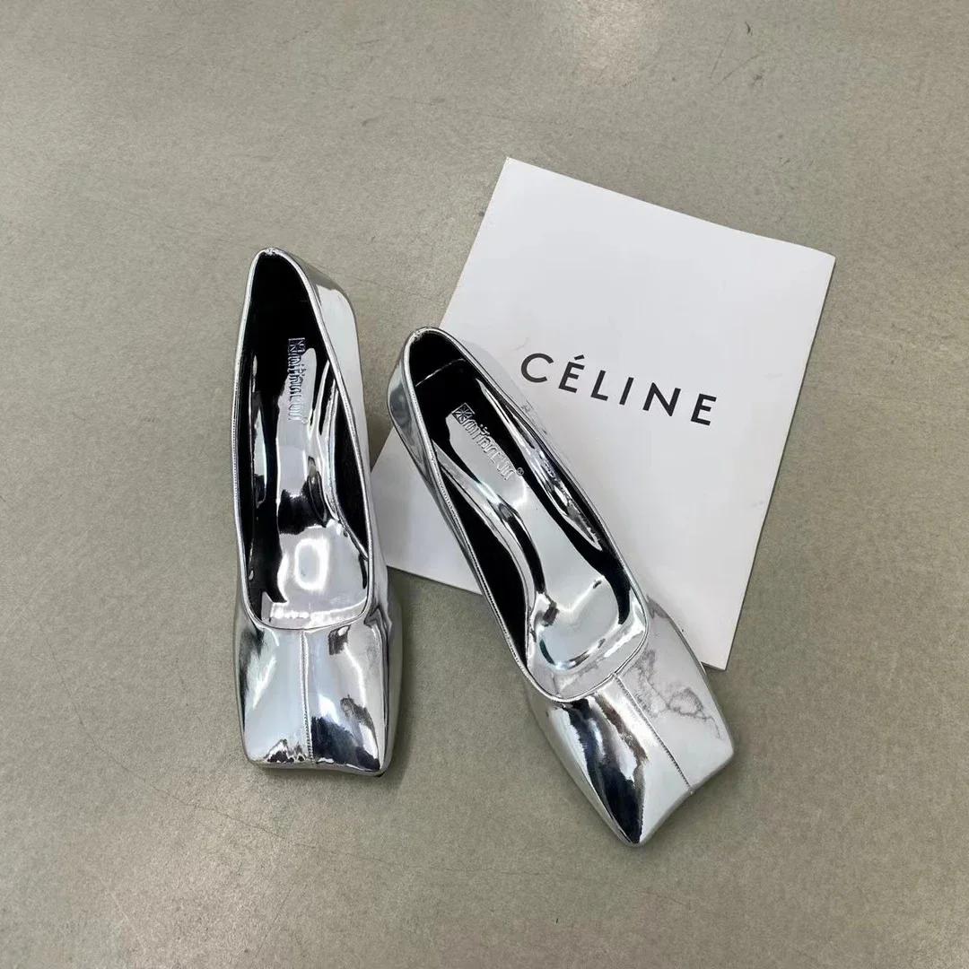 Fashion Shinging Women Pumps Square Toe Sexy Gold Silver Thin High Heels Shallow Slip on Party Dress Shoes Office Pumps Elegant Pumps 39
Fashion Shinging Women Pumps Square Toe Sexy Gold Silver Thin High Heels Shallow Slip on Party Dress Shoes Office Pumps Elegant Pumps 39