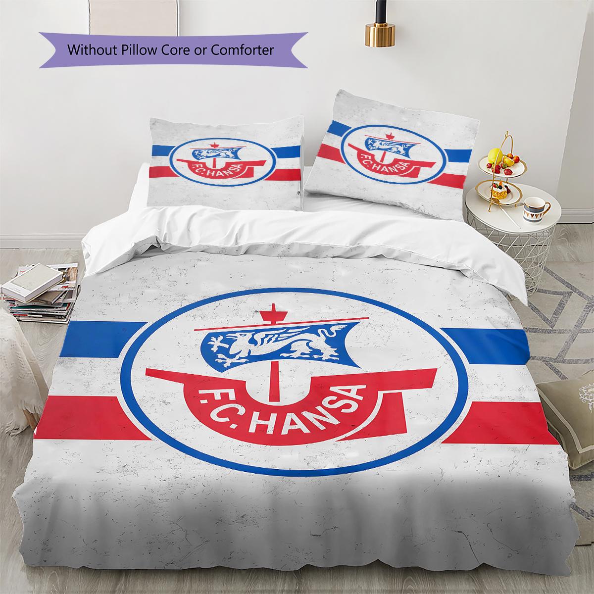 FC Hansa Rostock Pattern Bedding,Quilt Set Quilt Cover Pillowcase Home Birthday Gift (1 * duvet cover + 2 * pillowcase, without core) 260x240cm
FC Hansa Rostock Pattern Bedding,Quilt Set Quilt Cover Pillowcase Home Birthday Gift (1 * duvet cover + 2 * pillowcase, without core) 260x240cm