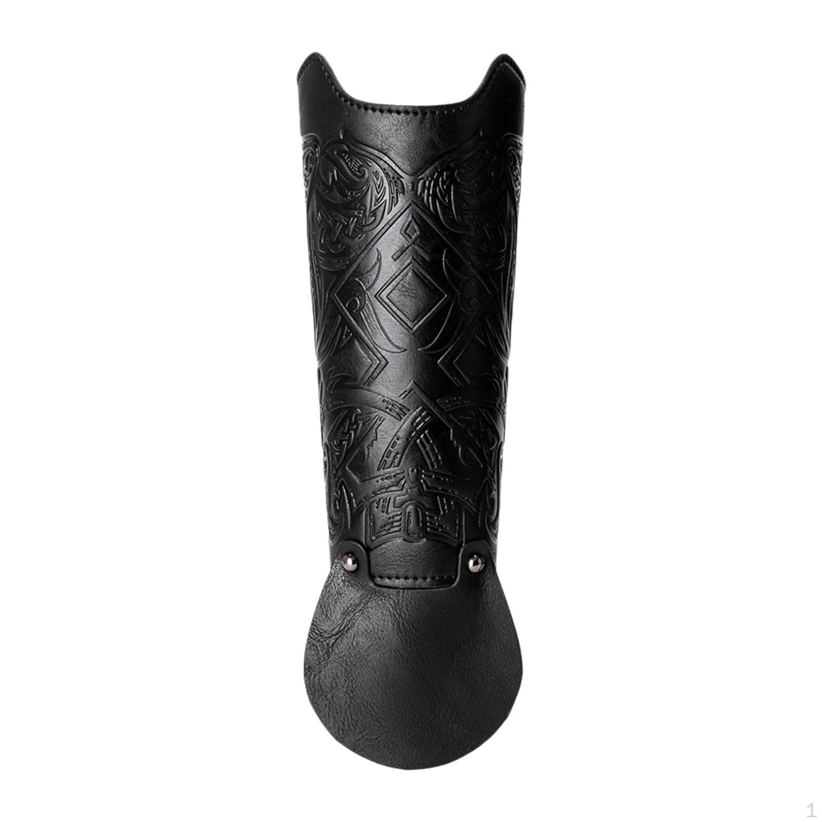 Arm Guard Medieval PU Leather Bracer Wristband Knight Embossed Masquerade Prop for Cosplay Steampunk чёрный
Arm Guard Medieval PU Leather Bracer Wristband Knight Embossed Masquerade Prop for Cosplay Steampunk чёрный