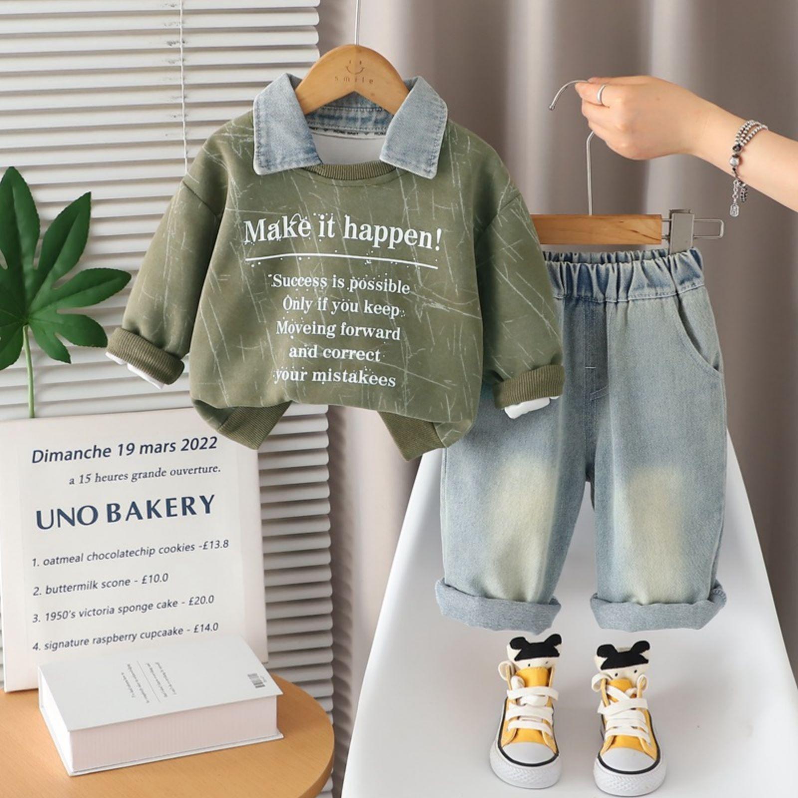 Kids Casual Long-Sleeve Set, Comfortable Daily Wear Outfits 80
Kids Casual Long-Sleeve Set, Comfortable Daily Wear Outfits 80