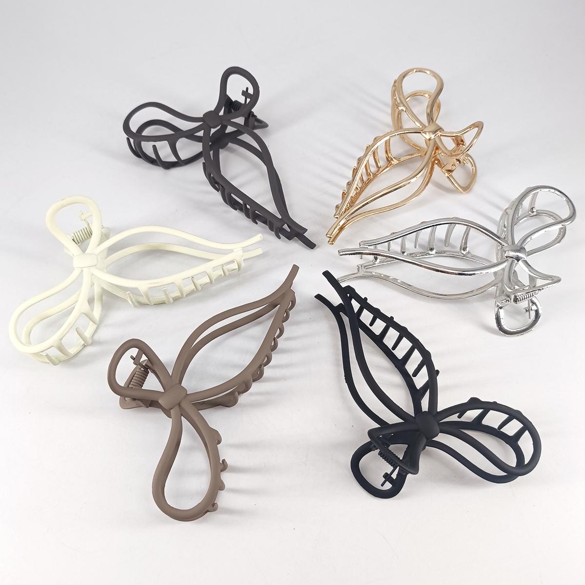 11.5cm Three-Dimensional Line Sweet Bow Large Hair Claw Metal Shark Clip For Woman Hair Accessories
11.5cm Three-Dimensional Line Sweet Bow Large Hair Claw Metal Shark Clip For Woman Hair Accessories