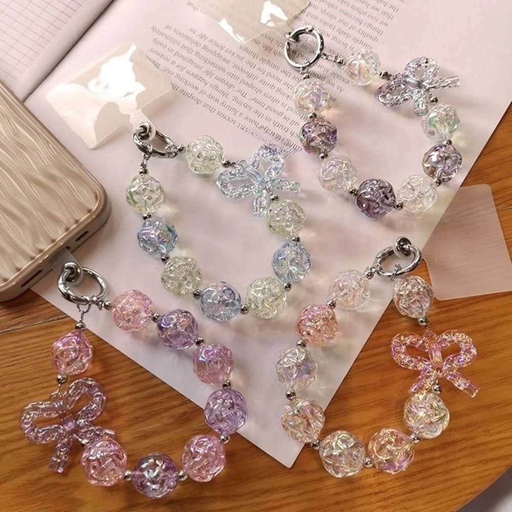 Bag Hanging Sweet Candy Keychain Anti-lost Transparent Beads Pendant Beaded Phone Chain Key Decor рожевий
Bag Hanging Sweet Candy Keychain Anti-lost Transparent Beads Pendant Beaded Phone Chain Key Decor рожевий