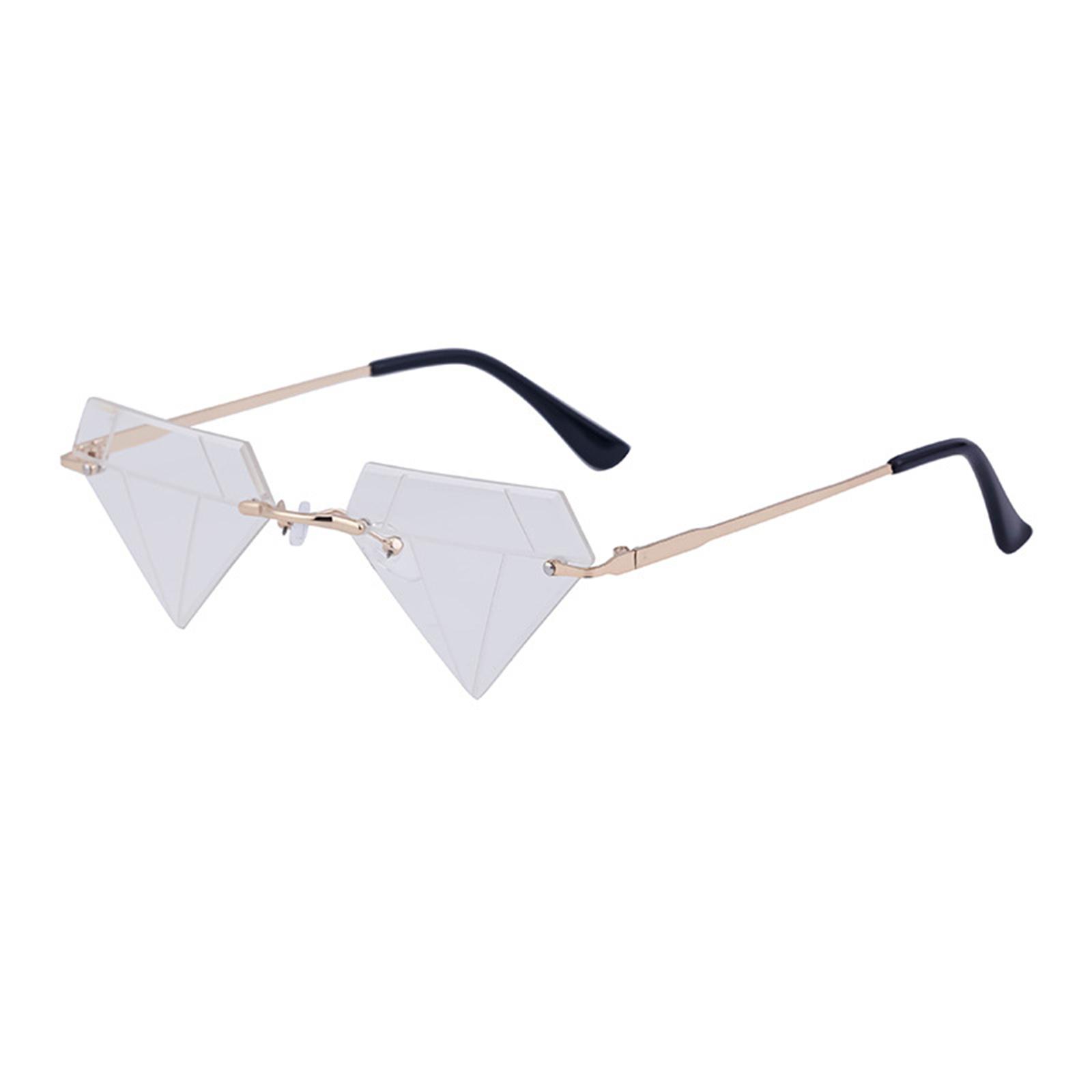 Triangle Diamond Shaped Sunglasses Polygon SunGlasses Rave Party Eyewear Women Rimless Sunglasses Frameless Sunglasses
Triangle Diamond Shaped Sunglasses Polygon SunGlasses Rave Party Eyewear Women Rimless Sunglasses Frameless Sunglasses