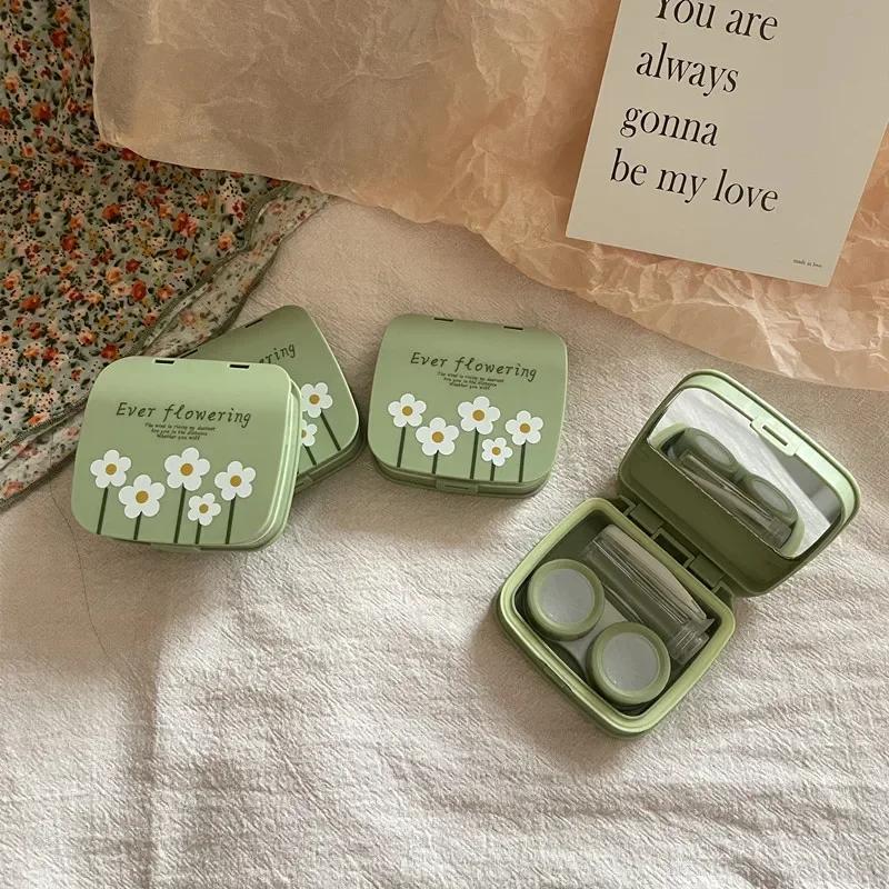 Korean Women Color Flower Contact Lens Case Beauty Portable Contact Lens Container Box Travel Portable Mirror Tweezers Set Box
Korean Women Color Flower Contact Lens Case Beauty Portable Contact Lens Container Box Travel Portable Mirror Tweezers Set Box