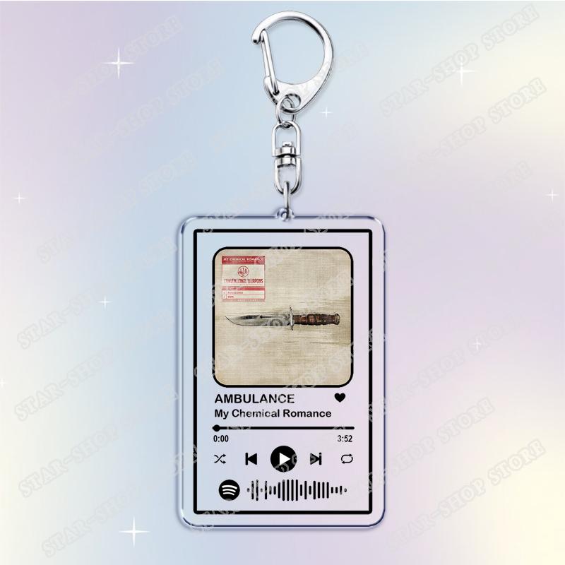 Popular Singer Music Keychains Keychains for Women Accessories Bag Helena The Ghost of You Songs Code Keyings Jewelry Fans Gifts
Popular Singer Music Keychains Keychains for Women Accessories Bag Helena The Ghost of You Songs Code Keyings Jewelry Fans Gifts
