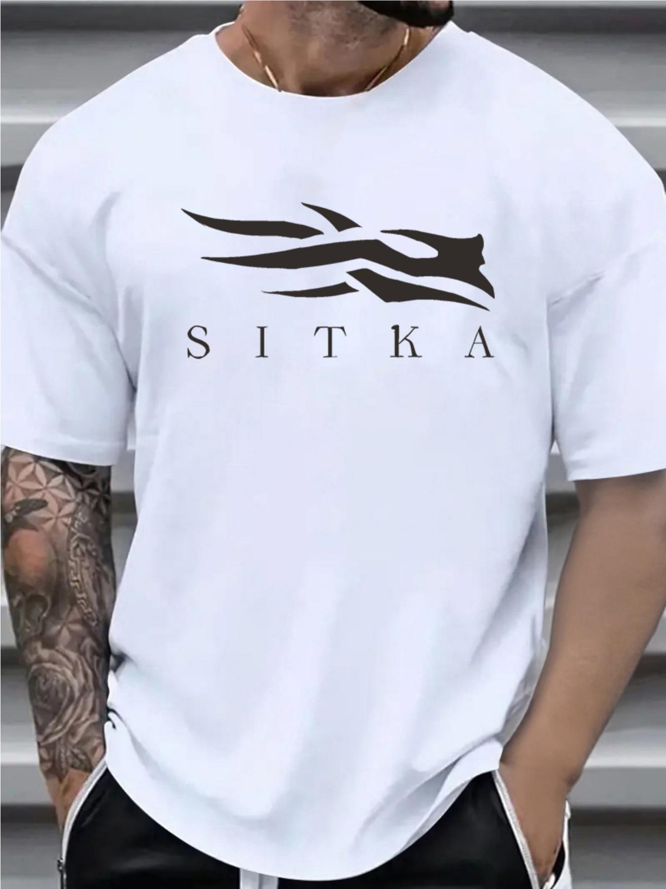 Men s summer 100 cotton fashionable casual sports loose SITKA letter pattern printed round neck short sleeved T-shirt top 5XL різнокольоровий
Men s summer 100 cotton fashionable casual sports loose SITKA letter pattern printed round neck short sleeved T-shirt top 5XL різнокольоровий