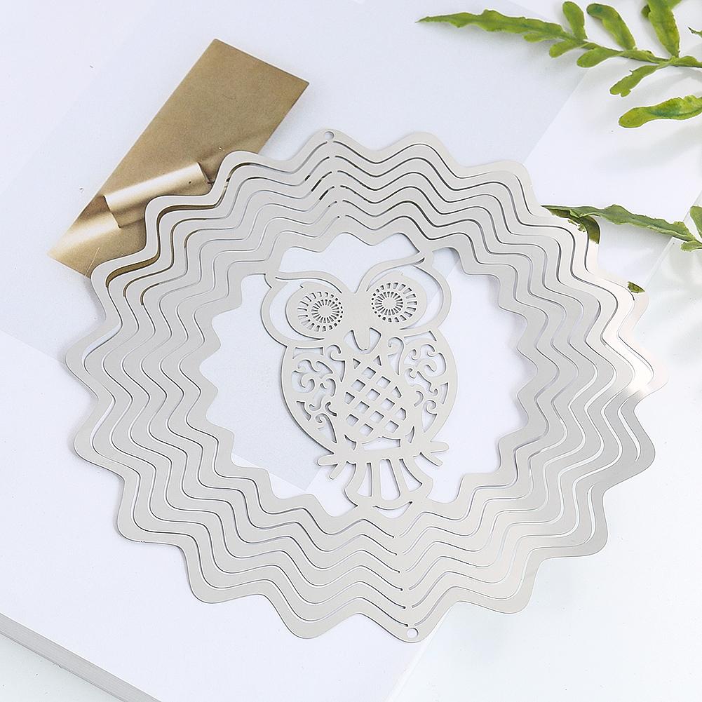 3D Owl Rotating Wind Spinner Swivel Hanging Decoration Stainless Steel Mirror Wind Chimes Catcher Parts Home Decor Aesthetic
3D Owl Rotating Wind Spinner Swivel Hanging Decoration Stainless Steel Mirror Wind Chimes Catcher Parts Home Decor Aesthetic