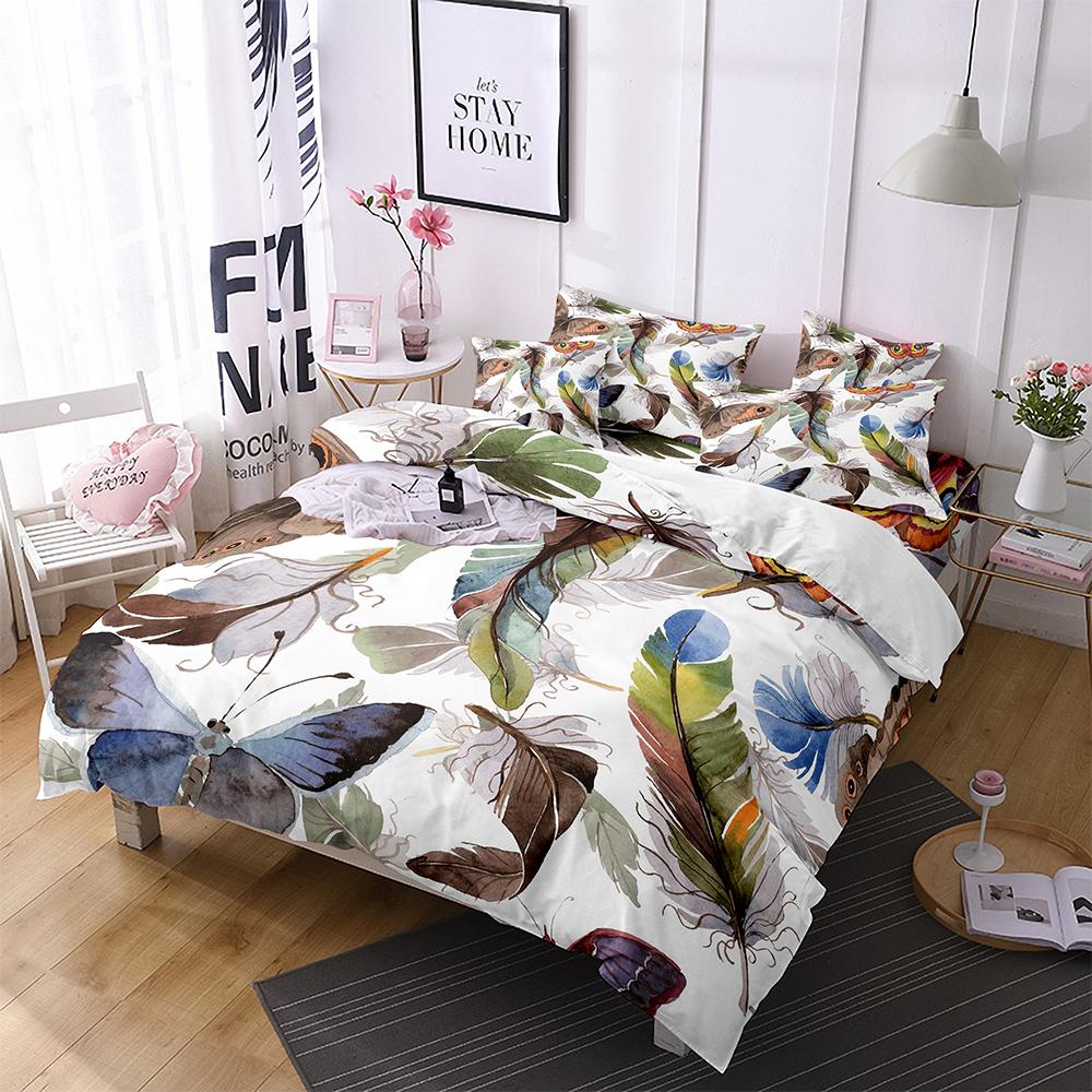 Butterfly Bedding Set 3D Flower Duvet Cover Quilt Cover with Zipper Queen Double Microfiber Comforter Set Kid Girl ChristmasGift 135x200cm
Butterfly Bedding Set 3D Flower Duvet Cover Quilt Cover with Zipper Queen Double Microfiber Comforter Set Kid Girl ChristmasGift 135x200cm