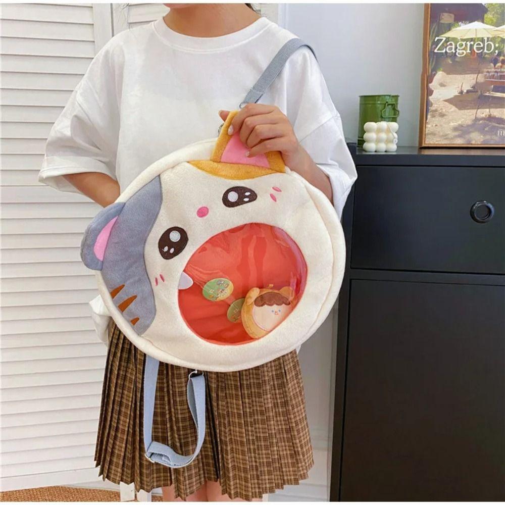 Cat Head Cat Head Backpack Schoolbag Anime Storage Bag Cat Plush Crossbody Bag Boys
Cat Head Cat Head Backpack Schoolbag Anime Storage Bag Cat Plush Crossbody Bag Boys