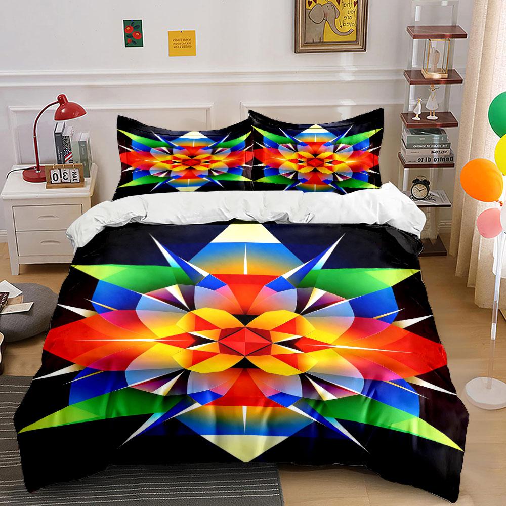 Colorful geometric starburst pattern. Bedding sets Duvet cover sets Duvet covers Pillowcases(1 * Duvet Cover 2 * Pillowcases, without duvet insert) 135x200cm
Colorful geometric starburst pattern. Bedding sets Duvet cover sets Duvet covers Pillowcases(1 * Duvet Cover 2 * Pillowcases, without duvet insert) 135x200cm