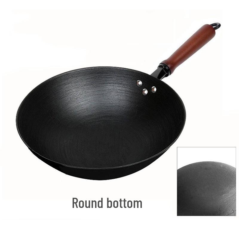Old-Fashioned Cast Iron Wok: Non-Stick Flat-Bottom Stir-Fry Pan for Induction & Gas Stoves 30cm without Handles
Old-Fashioned Cast Iron Wok: Non-Stick Flat-Bottom Stir-Fry Pan for Induction & Gas Stoves 30cm without Handles