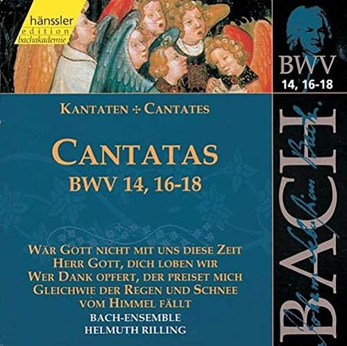 CD JOHANN SEBASTIAN BACH - BACH-ENSEMB - Bach:Cantatas14/16 CD92005 Hnssler Editio 1998 Germany Classical Used
CD JOHANN SEBASTIAN BACH - BACH-ENSEMB - Bach:Cantatas14/16 CD92005 Hnssler Editio 1998 Germany Classical Used