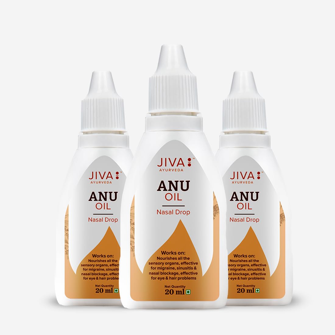 Олія Jiva Anu 20 мл X Упаковка з 3 штук Аюрведичні краплі для носа Очищають заблоковані канали Покращують самопочуття
Олія Jiva Anu 20 мл X Упаковка з 3 штук Аюрведичні краплі для носа Очищають заблоковані канали Покращують самопочуття