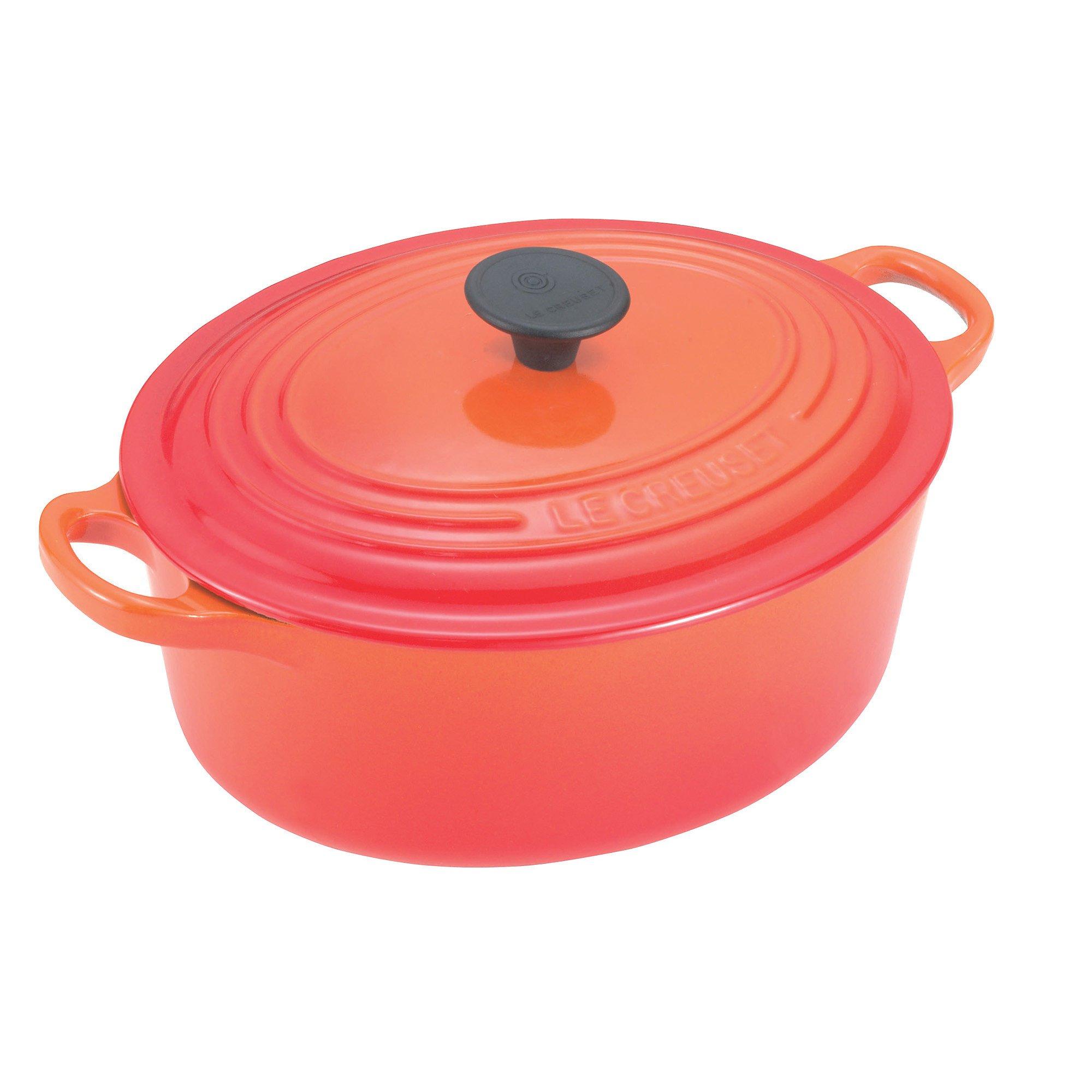 Le Creuset Oval Cocotte 27cm Orange Gas IH Oven Compatible
Le Creuset Oval Cocotte 27cm Orange Gas IH Oven Compatible