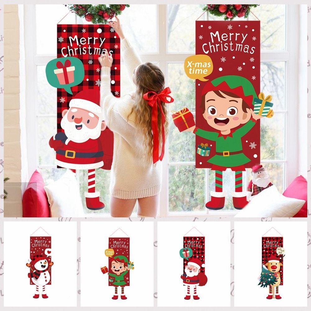 Santa Claus/Snowman/Elk Merry Christmas Hanging Flag Foldable Santa Claus Snowman Banner New Year
Santa Claus/Snowman/Elk Merry Christmas Hanging Flag Foldable Santa Claus Snowman Banner New Year