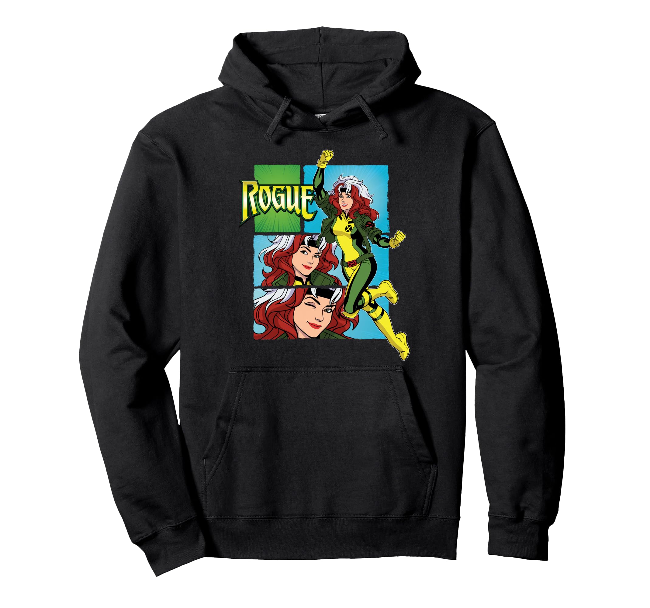 Marvel Studios X-Men 97 Rogue Wink Logo & Action Panel Hoodie
Marvel Studios X-Men 97 Rogue Wink Logo & Action Panel Hoodie