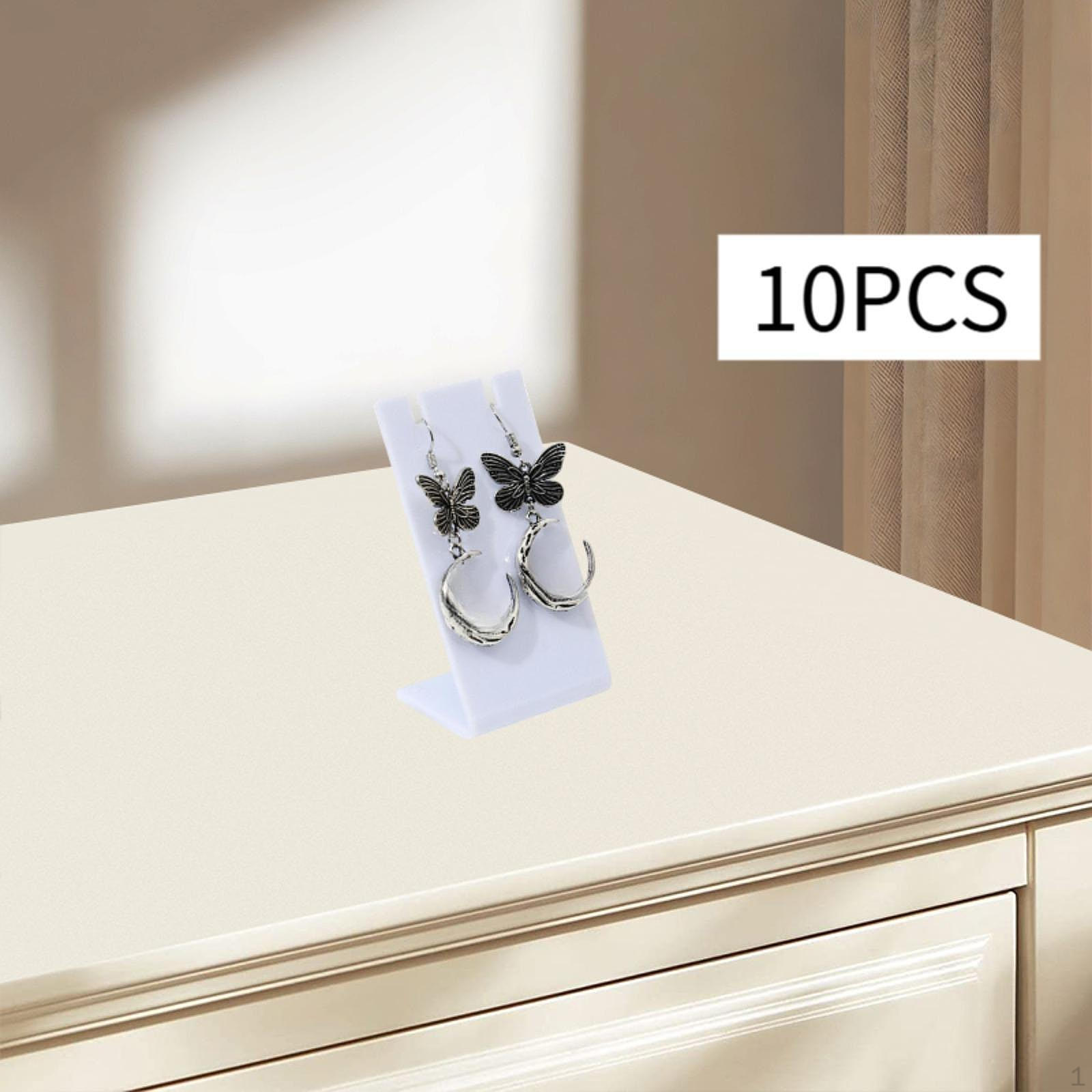 10 шт. акриловые подставки для сережек, органайзеры для ювелирных изделий, держатели для подвесок White
10 шт. акриловые подставки для сережек, органайзеры для ювелирных изделий, держатели для подвесок White