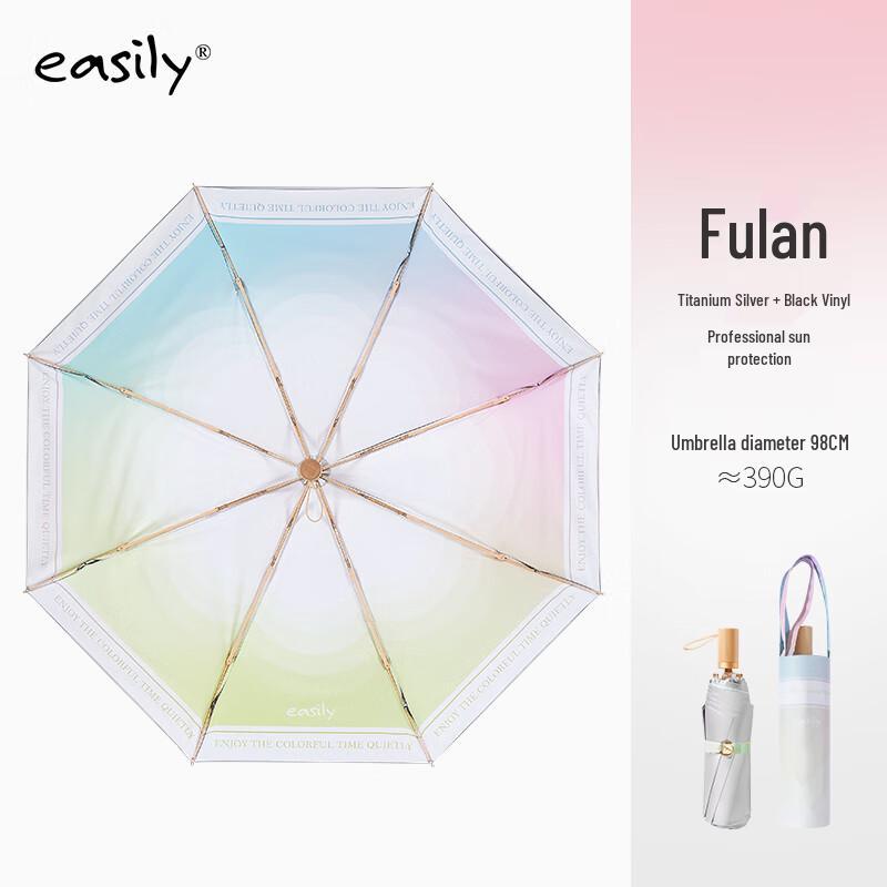 Easily Wooden Handle Tri-Fold Double-Layer Gradient Sun Umbrella
Easily Wooden Handle Tri-Fold Double-Layer Gradient Sun Umbrella
