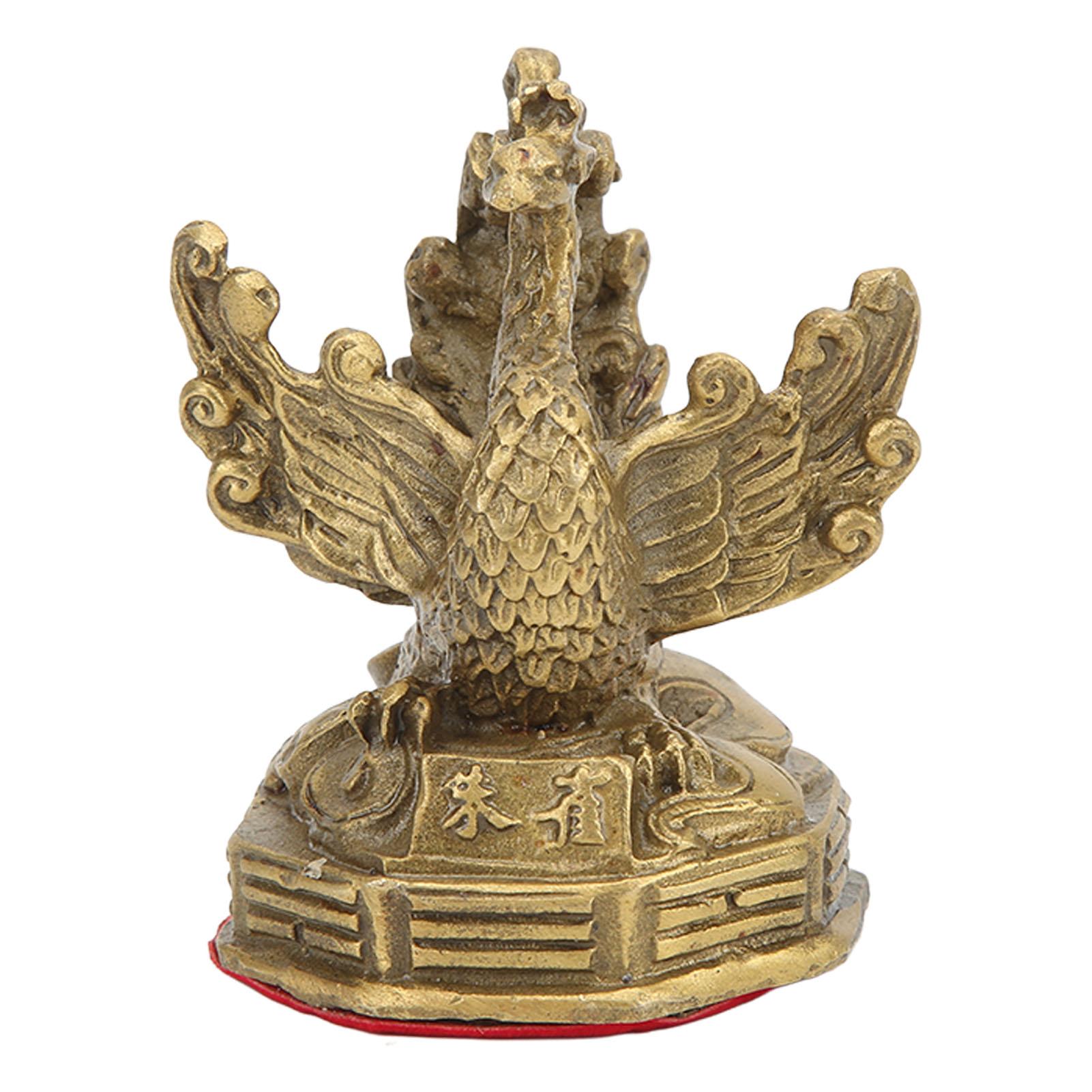 Brass Phoenix Statue High Hardness Good Gloss Phoenix Decorative Figurines for Home Decoration
Brass Phoenix Statue High Hardness Good Gloss Phoenix Decorative Figurines for Home Decoration