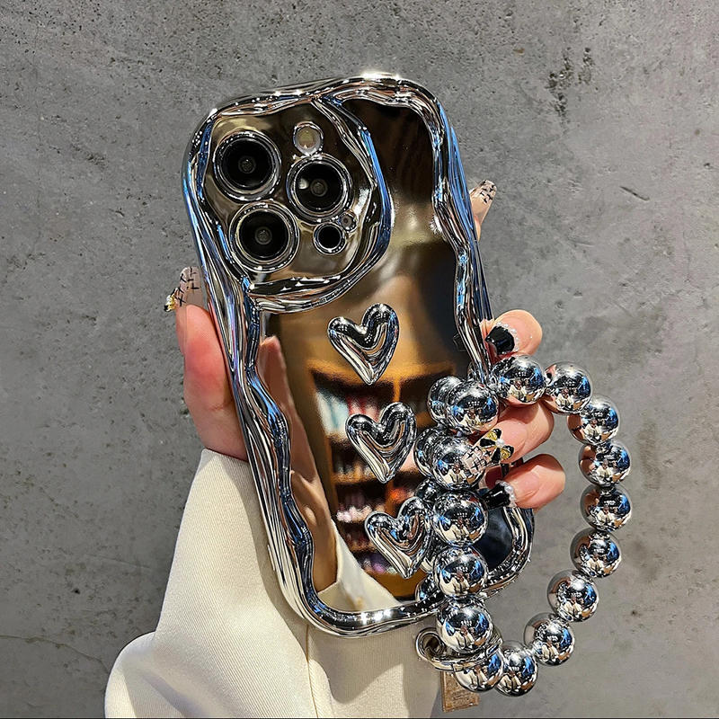 Applicable To IPhone16Promax Mobile Phone Case Fashion Electroplated Silicone Love 13 Apple 15 Anti-fall Cover 14 iPhoneSE 2020
Applicable To IPhone16Promax Mobile Phone Case Fashion Electroplated Silicone Love 13 Apple 15 Anti-fall Cover 14 iPhoneSE 2020