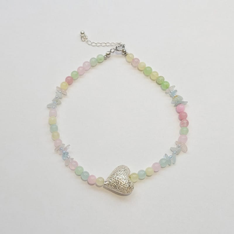 BSWAN Anklet #7621 Heart Multi Pastel
BSWAN Anklet #7621 Heart Multi Pastel