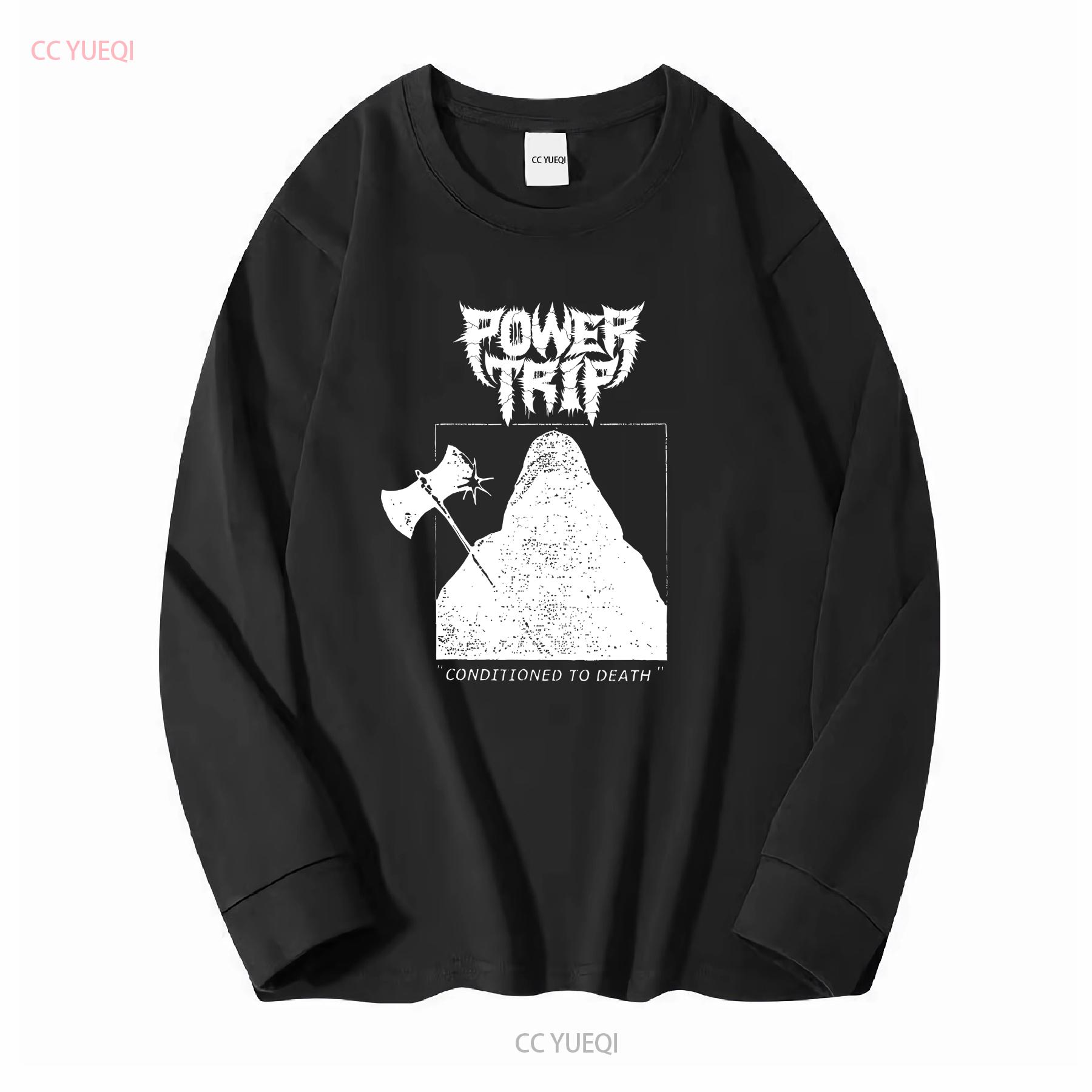 Футболка Power Trip band Conditioned to death ЧОРНА БАВОВНЯНА УСІ РОЗМІРИ ta3949 довгий рукав вінтажна Прана Повсякденний дизайнерський одяг M
Футболка Power Trip band Conditioned to death ЧОРНА БАВОВНЯНА УСІ РОЗМІРИ ta3949 довгий рукав вінтажна Прана Повсякденний дизайнерський одяг M