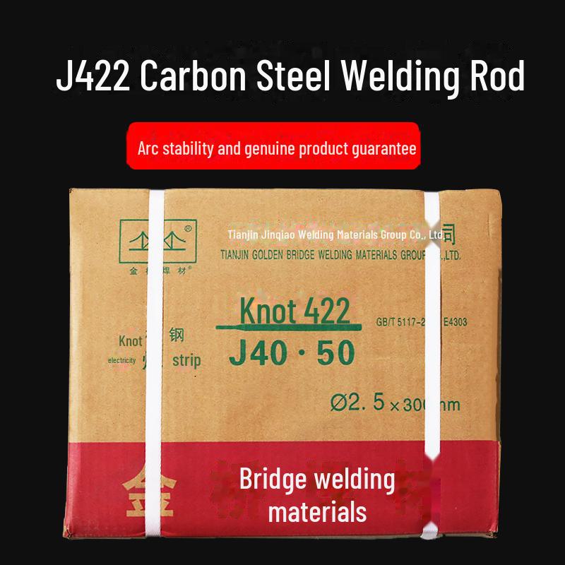 Jinqiao Wear-Resistant Carbon Steel Anti-Stick Welding Rod Set for Home Use in Sizes 2.0-5.0 4.0, 0.5 kg, 8 pieces
Jinqiao Wear-Resistant Carbon Steel Anti-Stick Welding Rod Set for Home Use in Sizes 2.0-5.0 4.0, 0.5 kg, 8 pieces