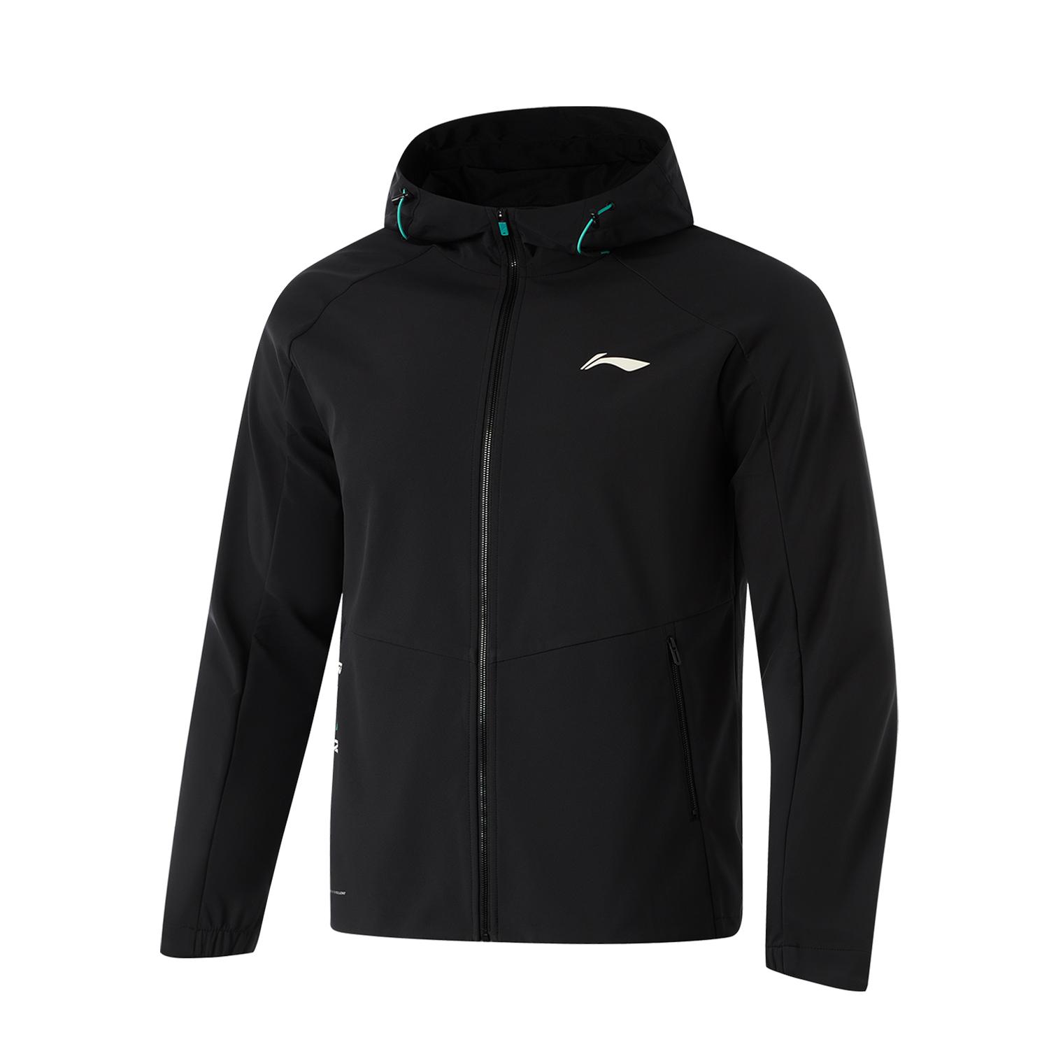 Li Ning Running Series Water-Resistant Hooded Logo Long Sleeve Jacket Men Jacket Black AFDU351-1 L
Li Ning Running Series Water-Resistant Hooded Logo Long Sleeve Jacket Men Jacket Black AFDU351-1 L