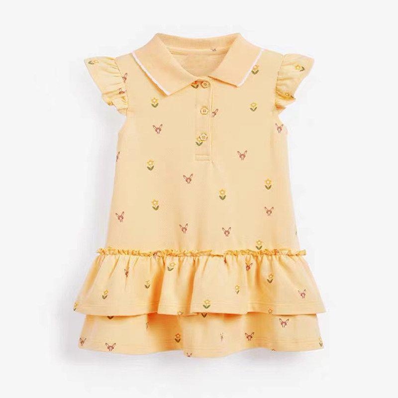 Summer New Style Girls Yellow Polo Shirt Short-Sleeved Sports Skirt Kidsren s Baby Pure Cotton Preppy Style Dress Trendy Yellow 7t/140 Size Recommended Height 130-140cm
Summer New Style Girls Yellow Polo Shirt Short-Sleeved Sports Skirt Kidsren s Baby Pure Cotton Preppy Style Dress Trendy Yellow 7t/140 Size Recommended Height 130-140cm