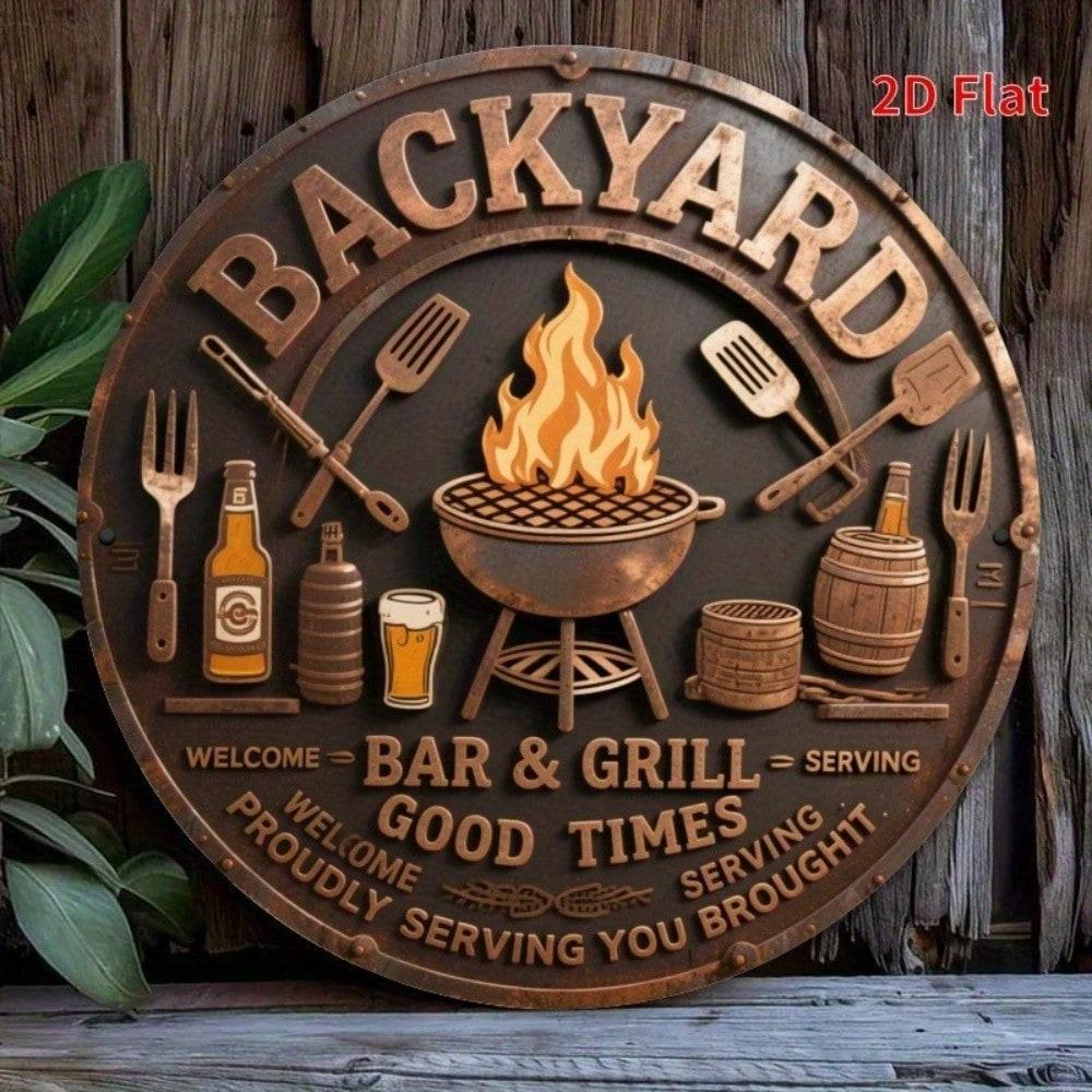 2D Flat Metal Sign Wall Art Home Decor Hanging Plaque
2D Flat Metal Sign Wall Art Home Decor Hanging Plaque