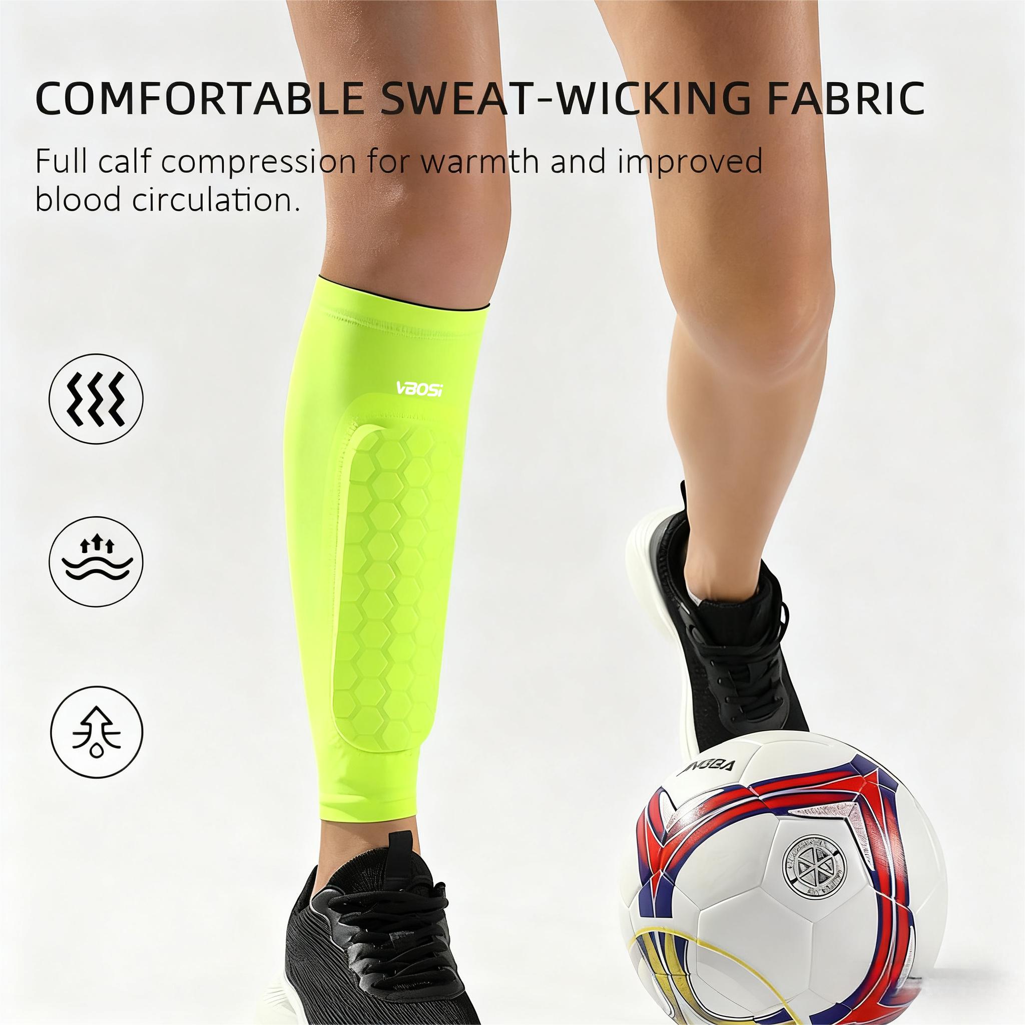 Vbosi Honeycomb Soccer Calf Sleeve Lightweight Compression Support For Men Women Ideal For Football Cycling Running XL зелений
Vbosi Honeycomb Soccer Calf Sleeve Lightweight Compression Support For Men Women Ideal For Football Cycling Running XL зелений