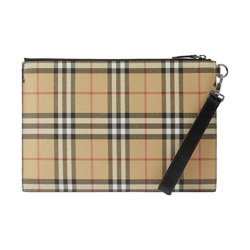 Burberry Detachable Strap Zipper Clasp Check Pattern Synthetic Leather and Cotton Blend Clutch Organizer Men s Classic Beige Basic Package (Box + Dust Bag) бежевий
Burberry Detachable Strap Zipper Clasp Check Pattern Synthetic Leather and Cotton Blend Clutch Organizer Men s Classic Beige Basic Package (Box + Dust Bag) бежевий