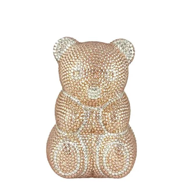 Boutique De FGG (in stock) Teddy Bear Animal Women Crystal Clutch Bags Party Cocktail Rhinestone Handbags Evening Clutch Purse Mini Clutch
Boutique De FGG (in stock) Teddy Bear Animal Women Crystal Clutch Bags Party Cocktail Rhinestone Handbags Evening Clutch Purse Mini Clutch