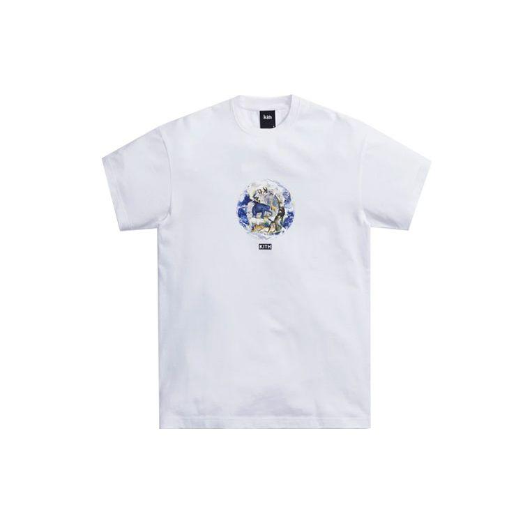 Kith Ss21 Earth Pattern Printed Crew Neck Short Sleeve T-Shirt Unisex Tops White KH030072-101 S
Kith Ss21 Earth Pattern Printed Crew Neck Short Sleeve T-Shirt Unisex Tops White KH030072-101 S