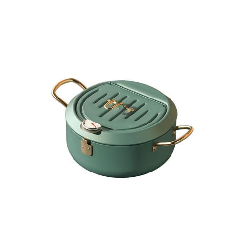 Tempura frying pan with oil splash guard, compatible with induction and gas stoves, mini frying pan, iron, for deep frying, bento boxes, small portion
Tempura frying pan with oil splash guard, compatible with induction and gas stoves, mini frying pan, iron, for deep frying, bento boxes, small portion