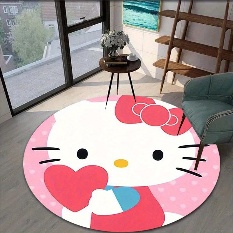 1pc Sanrio Hello Kitty Cartoon Area Rug - Soft Polyester, Gentle Blue And Pink Design with Cute Rabbit, Perfect for Bedroom, Office, Or Livi 60*60cm
1pc Sanrio Hello Kitty Cartoon Area Rug - Soft Polyester, Gentle Blue And Pink Design with Cute Rabbit, Perfect for Bedroom, Office, Or Livi 60*60cm
