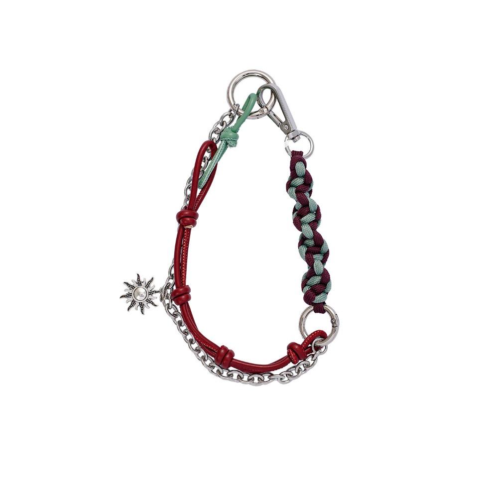 Ожерелье своими руками Ретро Веревочное плетение Подвеска Брелок Цепочка для сумки Шармы Подвеска для мобильного телефона Рюкзак Style C