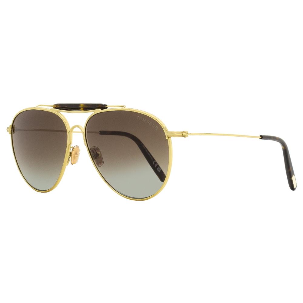 Мужские солнцезащитные очки-пилот Tom Ford TF995 Raphael 02 32F Золотые Гавана 59 мм 32f
Мужские солнцезащитные очки-пилот Tom Ford TF995 Raphael 02 32F Золотые Гавана 59 мм 32f