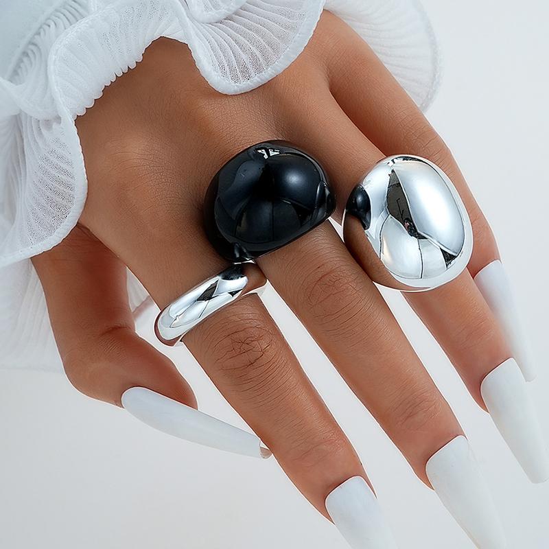 3Pcs/Set New Retro Metal Water Drop Acrylic Ring Women 2026 Fashion Geometric Thick Resin Knuckle Rings Set Boho Zircon
3Pcs/Set New Retro Metal Water Drop Acrylic Ring Women 2026 Fashion Geometric Thick Resin Knuckle Rings Set Boho Zircon