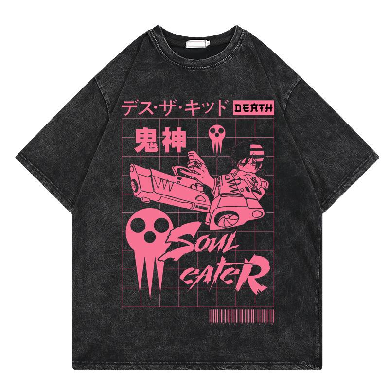 Anime Soul Eater Shirt Mens Breathable Printing Cotton Short Sleeve Vintage Washed Tshirt Fashion Harajuku Loose Yk Tees Tops S
Anime Soul Eater Shirt Mens Breathable Printing Cotton Short Sleeve Vintage Washed Tshirt Fashion Harajuku Loose Yk Tees Tops S