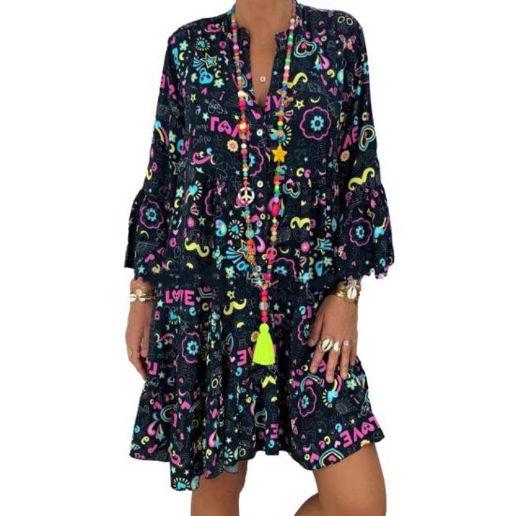 Extra Soft Breathable Long Sleeve V-Neck Dress Loose-fitting Casual Long Dress for Women Lady Big Hem S чёрный
Extra Soft Breathable Long Sleeve V-Neck Dress Loose-fitting Casual Long Dress for Women Lady Big Hem S чёрный