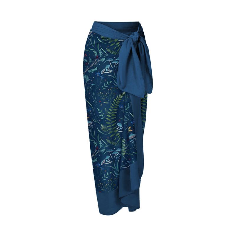 Women s Holiday Plant Print Midi Skirt Dress – European & American Style, Casual Tie-Up Beachwear One Size синій
Women s Holiday Plant Print Midi Skirt Dress – European & American Style, Casual Tie-Up Beachwear One Size синій