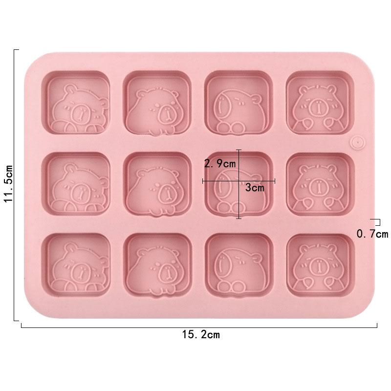 Capybara Chocolate Silicone Mold Cartoon Animal Candy Cooke Baking Tools For Kids Ice Cube Tray Cupcake Topper Cake Decoration
Capybara Chocolate Silicone Mold Cartoon Animal Candy Cooke Baking Tools For Kids Ice Cube Tray Cupcake Topper Cake Decoration