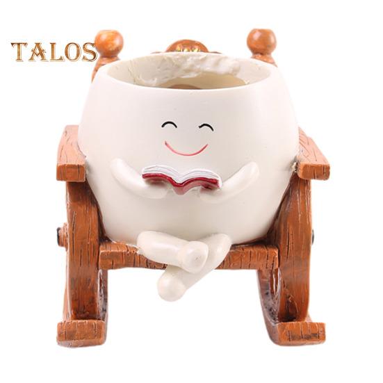 Цветочный горшок с изображением улыбающегося лица, смоляное кресло-качалка, горшок для чтения, улыбающийся суккулентный цветочный горшок для комнатных и уличных растений белый
Цветочный горшок с изображением улыбающегося лица, смоляное кресло-качалка, горшок для чтения, улыбающийся суккулентный цветочный горшок для комнатных и уличных растений белый